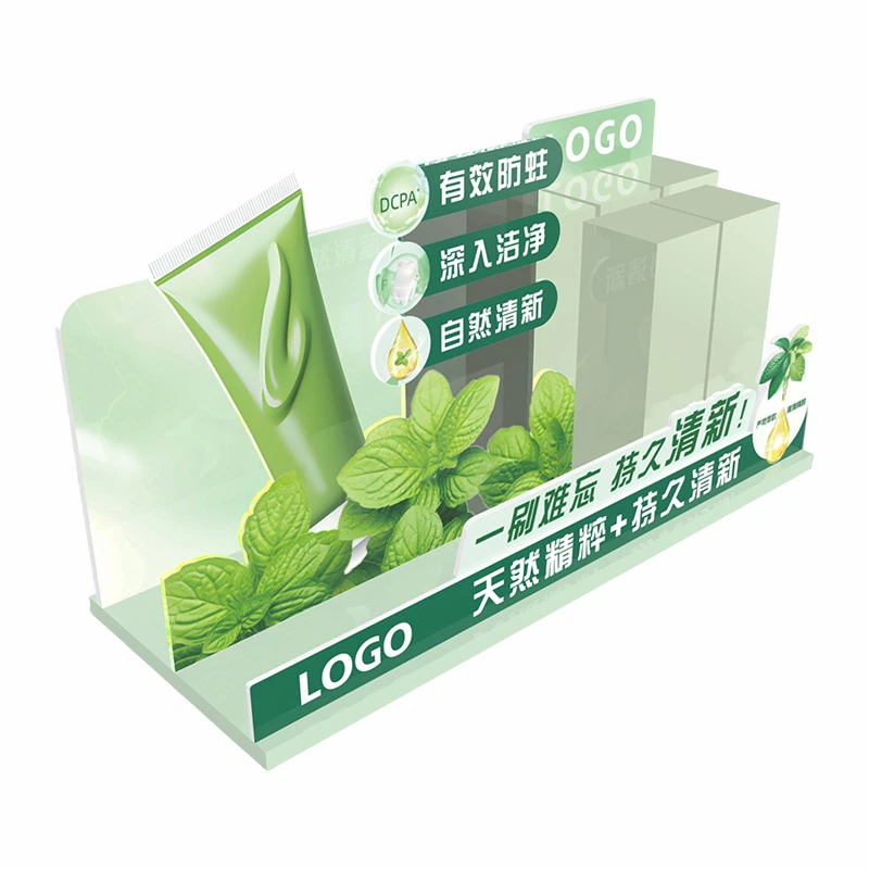 Tandkrämsskärm av korrugerad plast